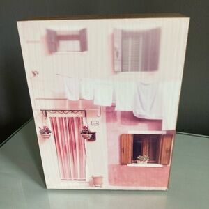 Signed Wood Mounted Art Photography Wall Art